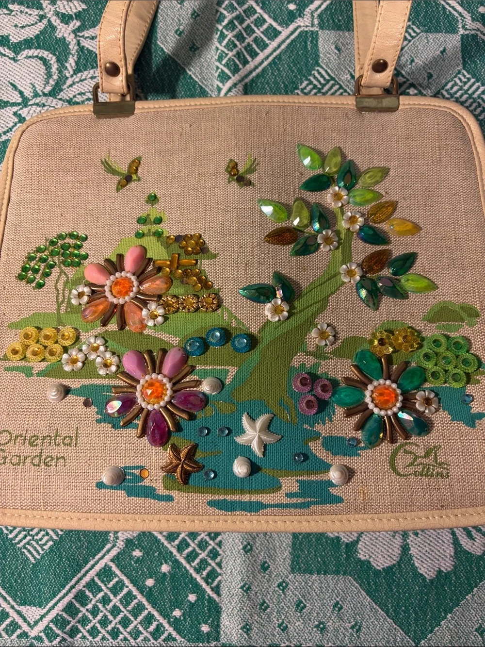 Vintage Enid Collins Oriental Garden Shoulder Bag